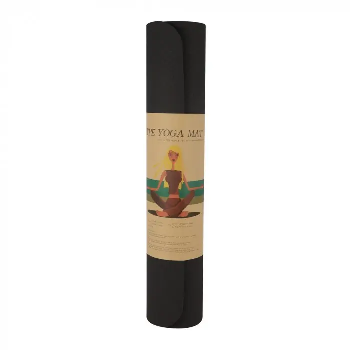 YOGA MAT TPE 4MM (Negro)